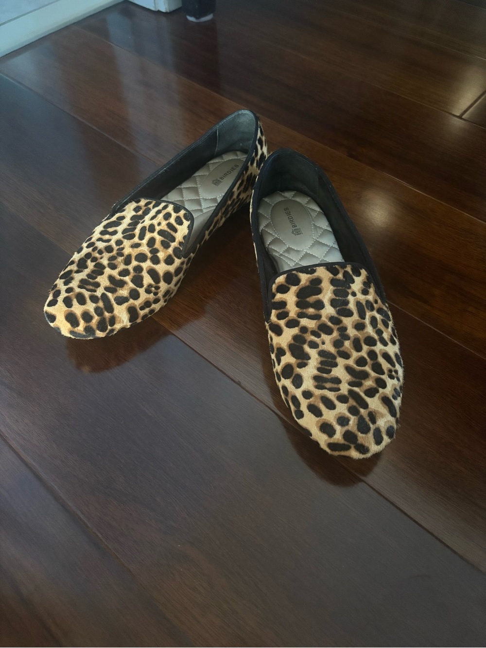 Birdies Leopard Print Women’s Loafers - Fashionable Animal Print Slip-Ons